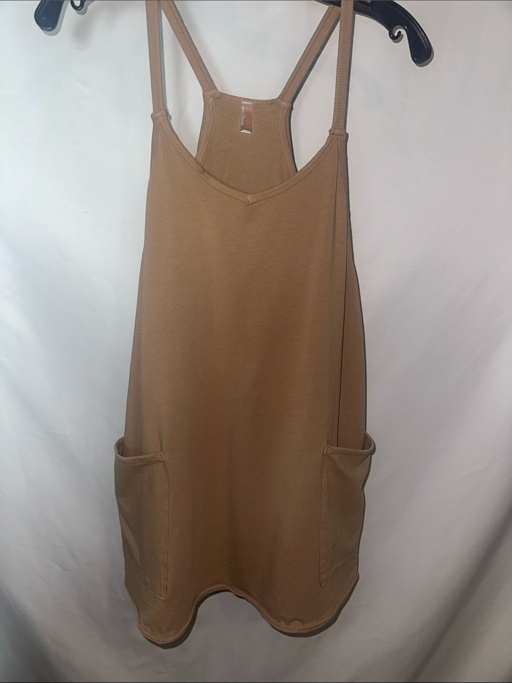 FP Movement by Free People Camel hot shot mini Dress with Pockets & shorts liner